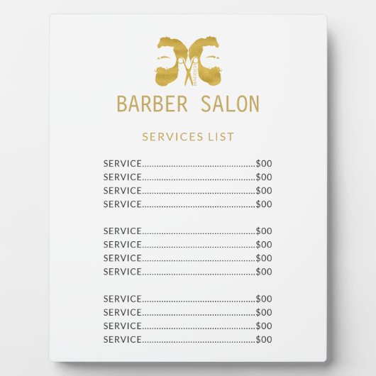 Goudwitte bruine bruine winkels fotoplaat (Voorkant)