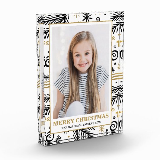 Goudwitte doodskruid fotoblokken (Links)