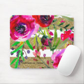 Goudwitte strepen Vet glam Muismat (Met muis)