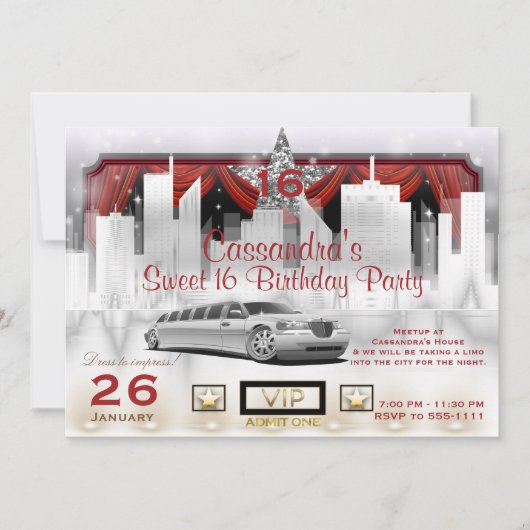 Goudwittebons en roodroetlichtlimieten op feestdag kaart (Voorkant)