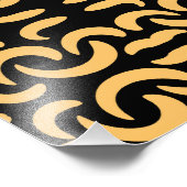 goudworm foto afdruk (Hoek)