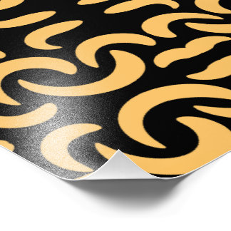 goudworm foto afdruk