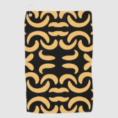 goudworm golfhanddoek (Voorkant)