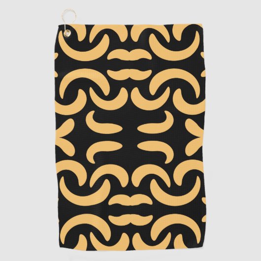 goudworm golfhanddoek (Voorkant)