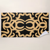 goudworm strandlaken (Voorkant)