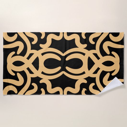 goudworm strandlaken (Voorkant)