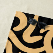 goudworm strandlaken (In situ)