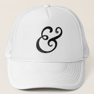Goudy Old Style Cursief Letterpress Zwart Trucker Pet
