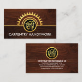 Goudzaag Handyman Gereedschap Visitekaartje (Voorkant / Achterkant)