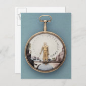 Goudzakhorloge met bras-en-l-air briefkaart (Voorkant / Achterkant)