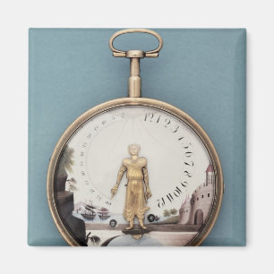 Goudzakhorloge met bras-en-l-air magneet