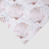 Goudzeemanspatroon van meisjes en witte marmer tissuepapier (Detail)