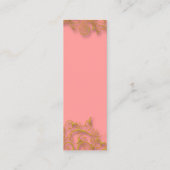 goudzeugen met gilde achtergrond mini visitekaartje (Achterkant)