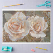 Goudzijde prachtige unieke Rozen Tissuepapier (Craft)