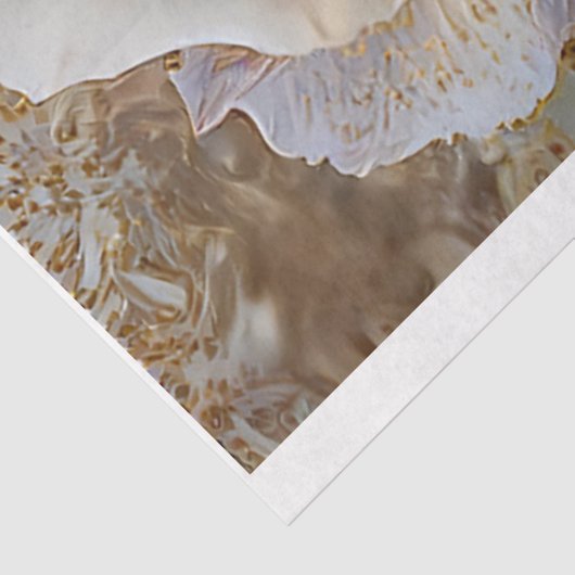 Goudzijde prachtige unieke Rozen Tissuepapier (Detail)