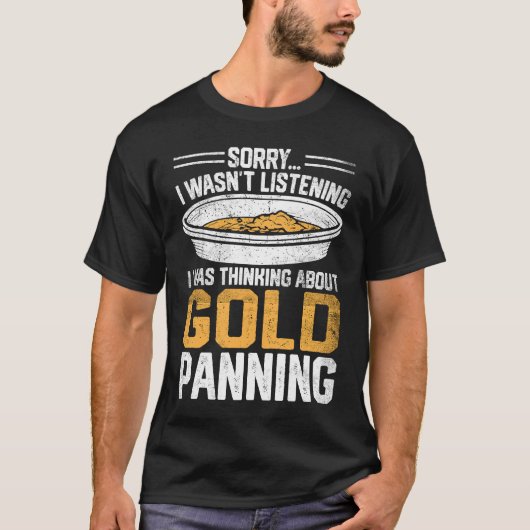 Goudzoeker Goudmijnwerker Schatjager T-shirt (Voorkant)