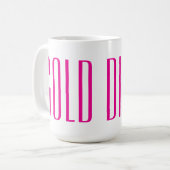 Goudzoeker koffiemok (Voorkant links)