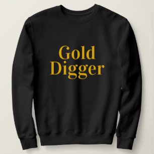 Goudzoeker lange mouw sweatshirt voor vrouwen