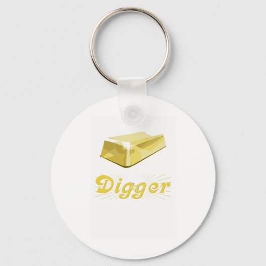 Goudzoeker Sleutelhanger (Voorkant)
