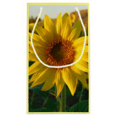 goudzonnebloem klein cadeauzakje (Achterkant)