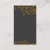 Goudzure visitekaartjes (Achterkant)