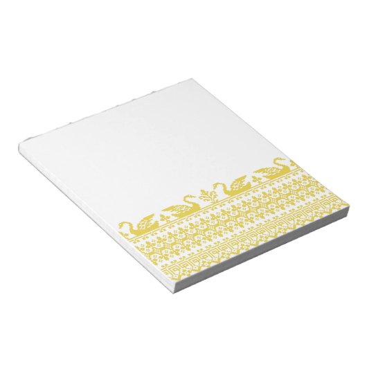 goudzwanen notitieblok (Schuin)