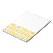 goudzwanen notitieblok (Linkerzijde)