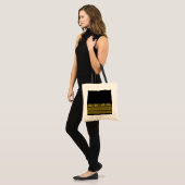 goudzwanen tote bag (Voorkant (model))