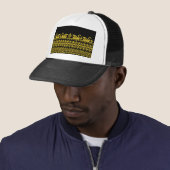 goudzwanen trucker pet (In situ)