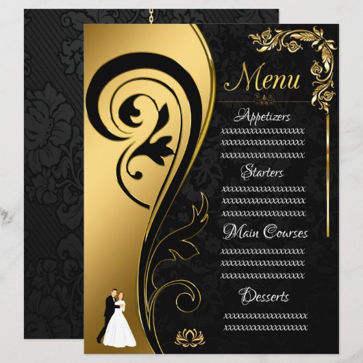 Goudzwart (Voorkant / Achterkant)