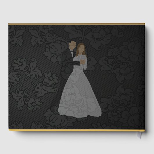 Goudzwart Gastenboek (Achterkant)