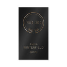 Goudzwarte logo elegante moderne sociale media