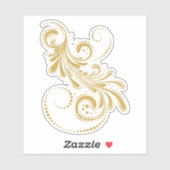 Goudzwijn Sticker (Vel)