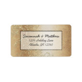 Goudzwijn zwarte brouwerij Wedlabels Etiket (Voorkant)