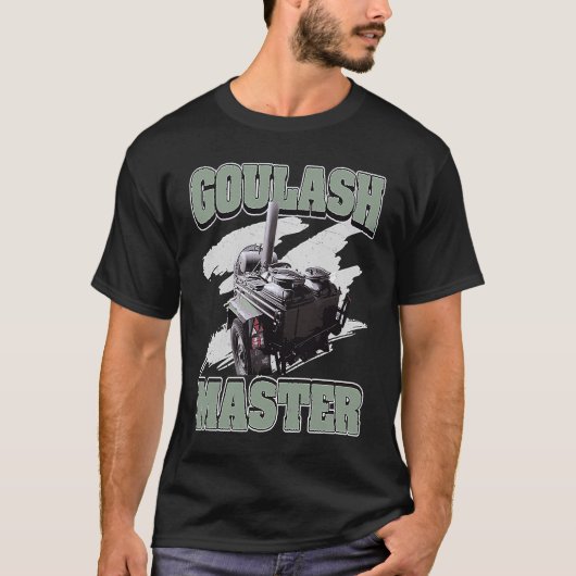 Goulash Cannon Goulash Master  Hungary Dish T-shirt (Voorkant)