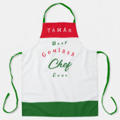 Goulash Chef gepersonaliseerd Schort (Voorkant)