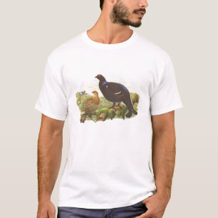 Gould - Black Grouse - Lyrurus tetrix T-shirt