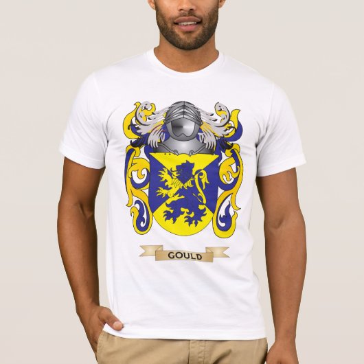 Gould Coat of Arms (Family Crest) T-shirt (Voorkant)