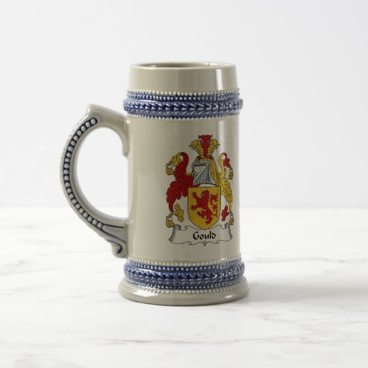 Gould Coat of Arms Stein - Family Crest Bierpul (Links)