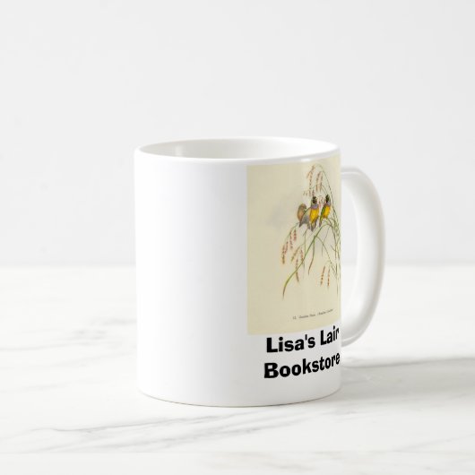 Gould - Gouldian Finch Bookstore Promo Mok (Voorkant rechts)