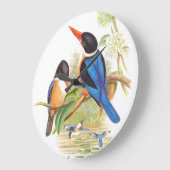 Gould Kingfisher Birds Wall klok (Hoek)
