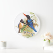 Gould Kingfisher Birds Wall klok (Huis)
