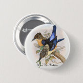 Gould - Mantled Kingfisher Bookstore Promo Button (Voorkant /achterkant)