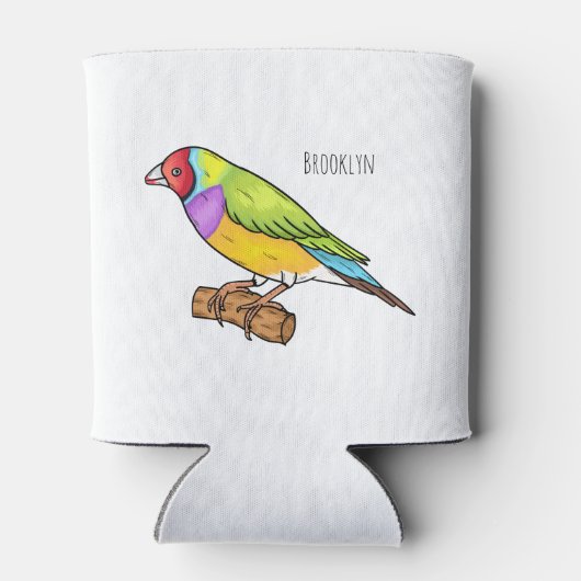 Gouldiaanse cartoon blikjeskoeler (Achterkant)