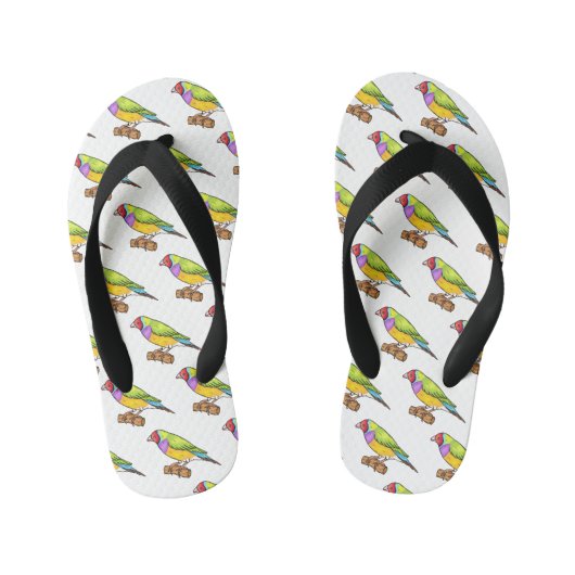 Gouldiaanse cartoon kinder teenslippers (Voetbed)