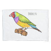 Gouldiaanse cartoon kussensloop (Voorkant)