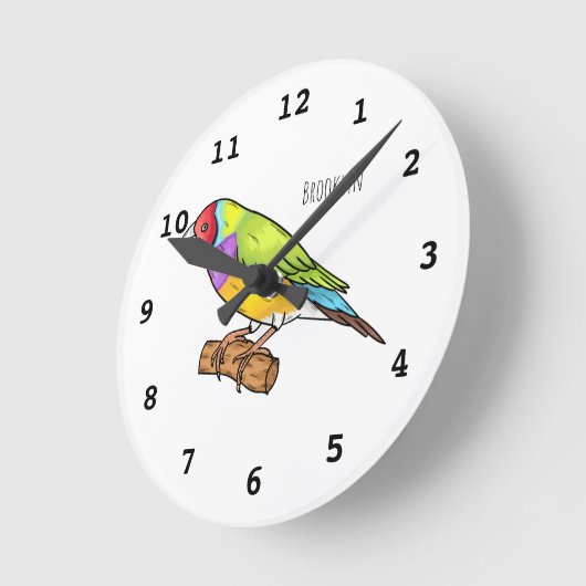 Gouldiaanse cartoon ronde klok (Hoek)