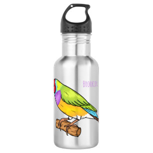 Gouldiaanse cartoon waterfles