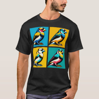Gouldian Finch Art Cool Birds T-shirt
