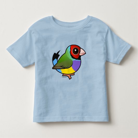 Gouldian Finch Kinder Shirts (Voorkant)